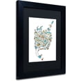 thumbnail image 2 of Trademark Fine Art "Robot City" Canvas Art by Carla Martell, Black Matte, Black Frame, 2 of 3