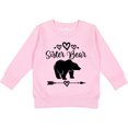 thumbnail image 2 of Inktastic Sister Bear Native Arrow Toddler Sweatshirt, 2 of 4