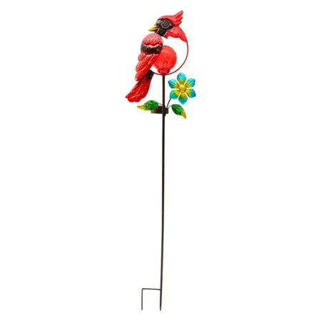 

1pc Outdoor Solar Lamp Parrot Design Lawn Lamp Retro Garden Landscape Lamp