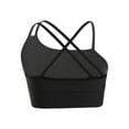 thumbnail image 2 of Rswnyirn Kids Girls Dance Yoga Crop Top Workout Sports Bra Swimming Swimwear Black 6, 2 of 7