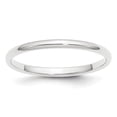 thumbnail image 1 of Platinum 2mm Half-Round Wedding Band Size 11.5, 1 of 3