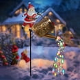thumbnail image 6 of 32.5 Inch Tall Santa Claus Outdoor Solar-Powered Sprinkler Light Design, Can Be Hung In Courtyards & Lawns & Paths Christmas Yard Decoration, 6 of 7