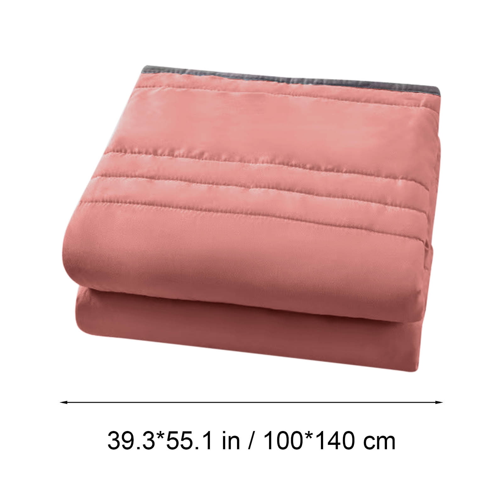 Cooling Comforter, Washed Cotton Cold Touch Fabric Cooling Blanket, Summer Cool Quilt for Hot Sleepers and Night Sweats, Hot Pink 39.3x55.1in