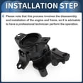 thumbnail image 3 of Unique Bargains Engine Motor Mount, Engine Mounting No.50820TKNH51 for Honda Odyssey RC4 2.0L 2019 Black, 1 Pc, 3 of 6