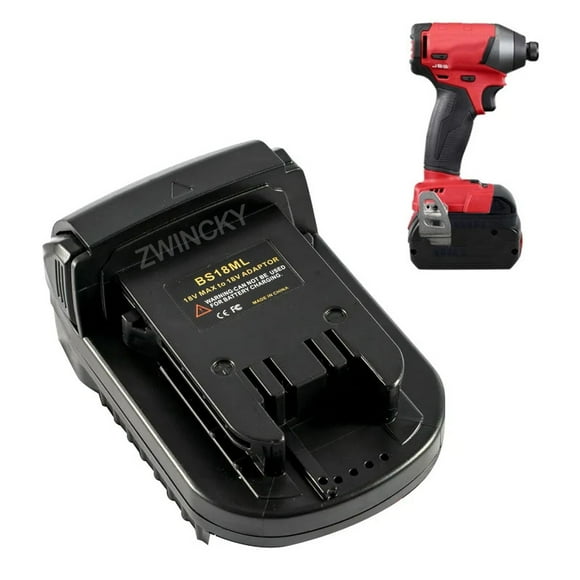 BS18ML Battery Adapter Converter For Bosch 18V Li-ion Battery to for Milwaukee 18V Lithium Cordless Electrical Power Tools