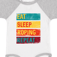 thumbnail image 4 of Inktastic Calf Roping Rodeo Eat Sleep Roping Repeat Boys or Girls Baby Bodysuit, 4 of 5