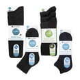 thumbnail image 2 of 12 Pairs Unisex Diabetic Socks Bundle Set | IOMI | Extra Wide Socks in Cotton & Bamboo, 2 of 2
