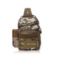 thumbnail image 2 of Bolsa de pecho deportivo Camping al aire libre Crossbody Packery Pack Side Cremallera Portátil Pesca Pesca Teléfono Mochila Mochila Highland Camuflaje Noticed OD003510-06, 2 of 7