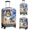 thumbnail image 2 of Shetland Sheepdog Proud Dad Happy Father's Day Travel Luggage Cover Sheltie Dog Lover Gifts Suitcase Dust Protective Decor - 02008, 2 of 5