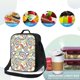 thumbnail image 4 of Balery Paisley Floral 5 Caja de Almuerzo y Bolsa de Almuerzo para Hombres y Mujeres, Bolsa de Almuerzo Reutilizable con Gran Capacidad, Bolsa de Almuerzo Aislada, 4 of 7
