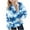 Blue, variant on Fmbrln Girls Fleece Hoodies Long Sleeve Gradient Print Hooded Sweatshirts Casual Loose Comfy Pullover Tops with Pockets Fall Winter Fashion Clothes for Kids 2-13Y