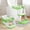 Green, variant on 2-IN-1 Potty Training Seat with Step Stool, Height Adjustable Toilet Seat for Toddler, Potty Training with Splash Guard for Kids Boys Girls, Stability Ladder and Anti-Slip Pad, Green