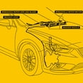 thumbnail image 6 of 2Pcs Windshield Washer Jet Nozzles With 2M hose W/ Connector Universal Durable, 6 of 7