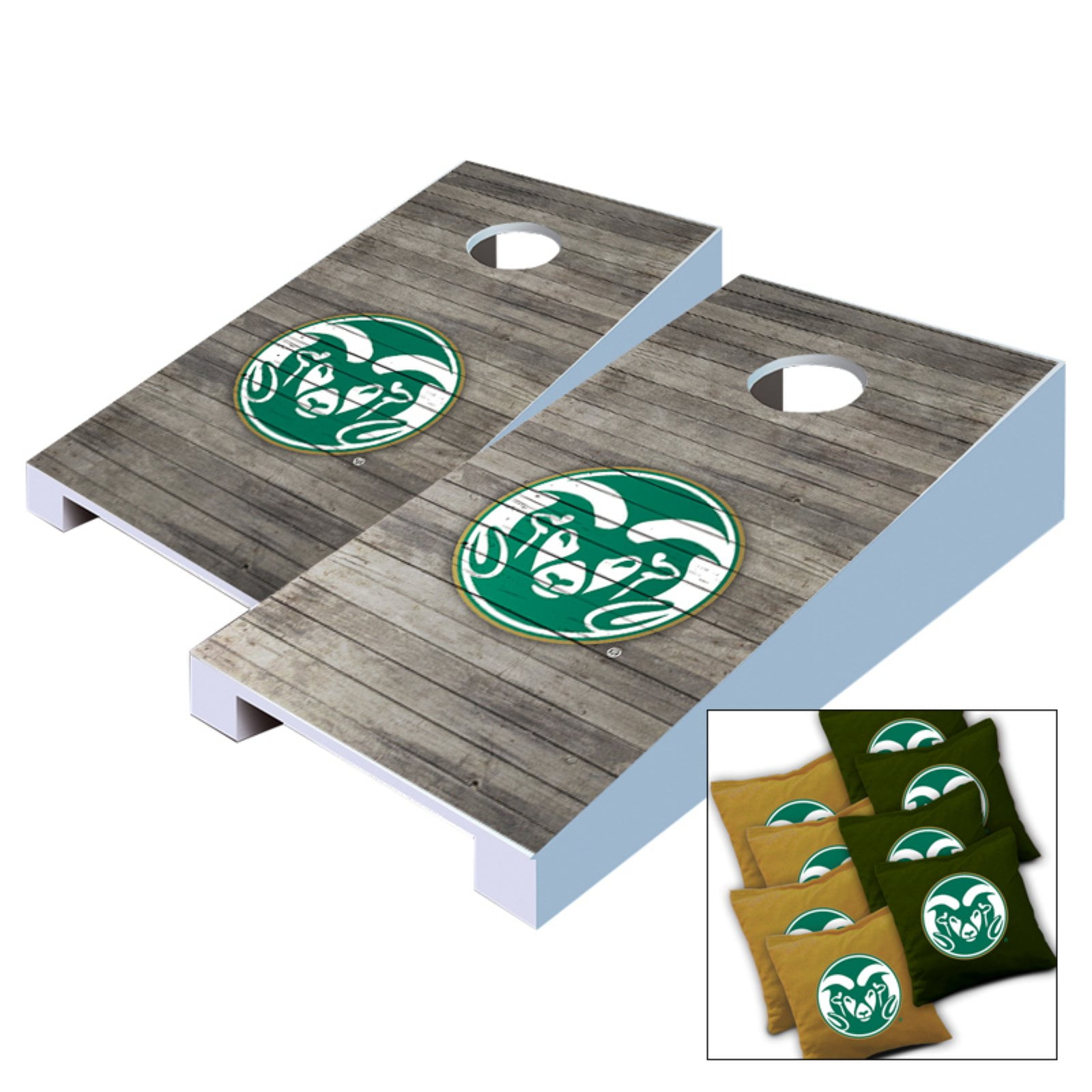 Western Michigan Distressed Cornhole Boards –