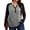 Grey, variant on Womens Plus Size Long Sleeve Henley Tops V Neck Casual Loose Fit Shirts Blouses Trendy Clothes XL-5XL