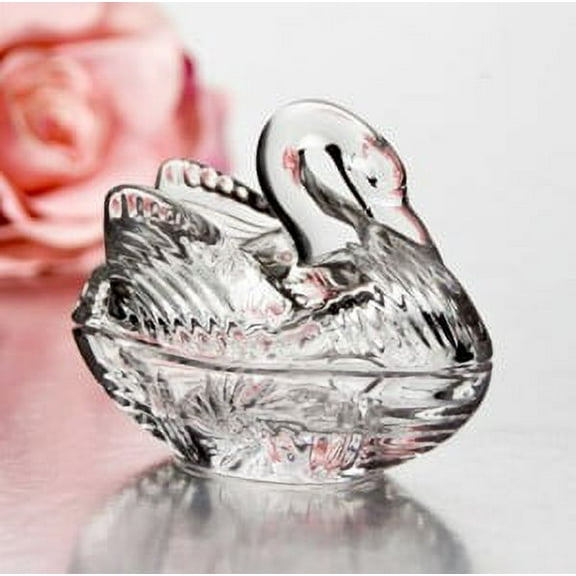 Studio Silversmiths Crystal White Jewelry Trinket Decoration Storage Box