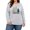 White, variant on DEXIO Women Plus Size Merry Christmas Shirt Plaid Leopard Tree Shirt Oversized Xmas Casual Holiday Long Sleeve Tee Top, Red,5X