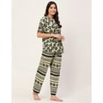 thumbnail image 3 of Moomaya Sleepwear, Cotton Night Suit Set, Printed 2 Pcs Loungewear For Women'S, 3 of 8