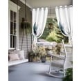 thumbnail image 4 of nqOlkjepod Outdoor Curtains for Patio Waterproof, Elegant Spring Floral Outdoor Privacy Panels Grommet, Pastoral Flower Watercolor Blackout Outside Curtains for Porch/Cabana/Pergola 54"x95", 1 Panel, 4 of 8