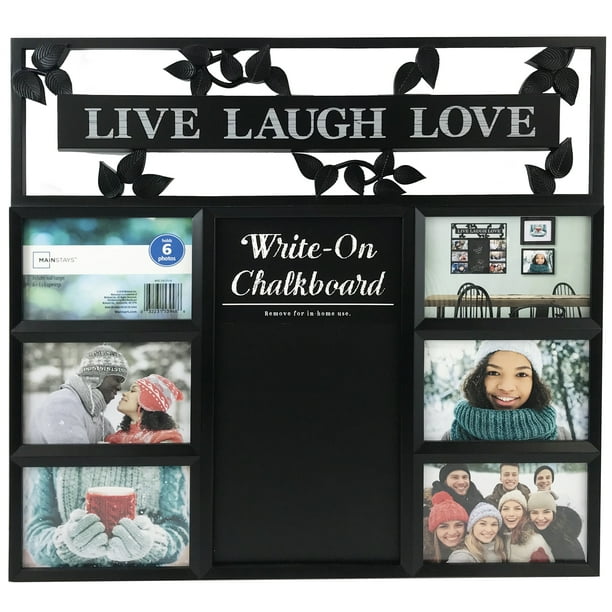 Mainstays Melinda 6Opening Collage Frame, Black