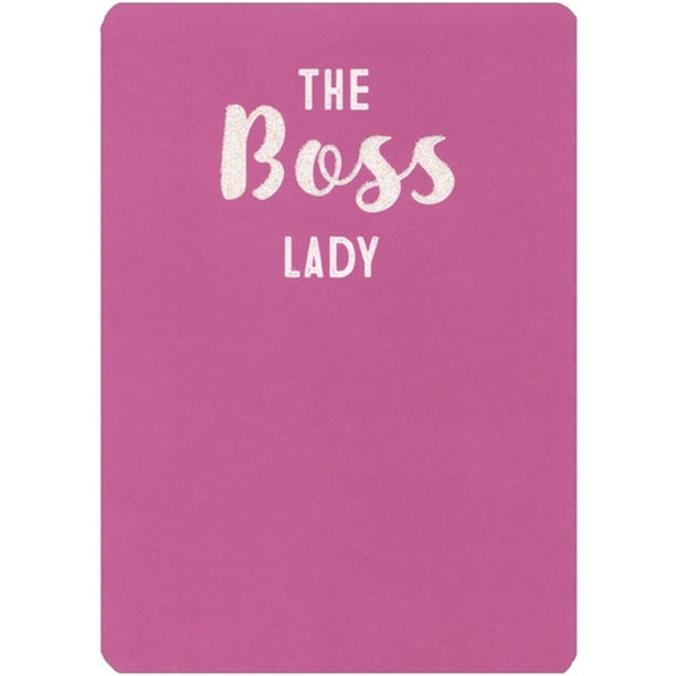 Happy Boss Day Card Recycled Paper Greetings Boss Lady Feminine Boss's Day Card - Walmart.com