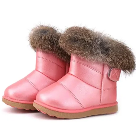 

Girls Thermal Snow Boots Waterproof Walking Shoes Winter New