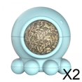 thumbnail image 1 of Bola de hierba gatera,Bolas de hierba gatera para gatos de interior,juguetes comestibles,Pelota de golosinas para lamer para gatos Esférica,Pelota giratoria para lamer gatos Kitty, 1 of 8