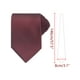 thumbnail image 2 of CORBATA CHIC PARA EL DÍA DEL PADRE, CORBATAS DE HOMBRE DE COLOR SÓLIDO, CORBATAS TEXTURIZADAS CLÁSICAS PARA BODAS FORMAL, TALLA ÚNICA, ROJO VINO, 2 of 4