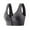 Black, variant on fheaev Front Closure Bras For Women Post Surgery Brassiere Plus Size Full Coverage No Underwire Comfort Wireless Snap Closing Bra Convenient Everyday Bra Front Button Bras Front Buckle Corset Bra
