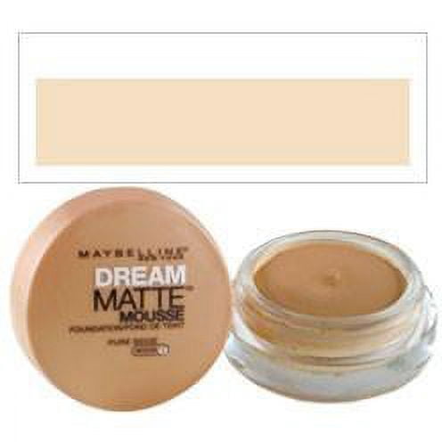 Maybelline Dream Matte Mousse Foundation Makeup for All Skin, Porcelain, 0.64 oz