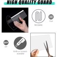 thumbnail image 4 of Yazoeia 6 Pack Pet Cage Liner Protection Rabbit Cage Urine Guard Clear Cage Edge Liner Guinea Pig Side Lining Habitat Siding Small Animal Cage Accessories - Keep Litter in The Cage, 10'' x 8.2'', 4 of 6