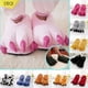 thumbnail image 2 of 1 Par De Zapatillas De Invierno Cálidas Y Suaves Para Interior , Garras, 2 of 4