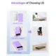 thumbnail image 3 of Power Bank aonidi 20000 mAh ligero con cables integrados, 3 of 9