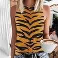 thumbnail image 2 of Drses Women's Tank Tops Women's Spring And Summer Casual Fashion Leopard Print Round Neck Sleeveless Tank Top Womens Summer Tops, 2 of 4