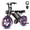 Black, variant on Tamobyke T16 Electric Bike for Adults,1000W 30mph 48V 15.6Ah Electric Bicycle,16" Fat Tire E-Mountain Bikes,Dual Hydraulic Brakes,Full Suspension,Fits Riders 5'0"-5'7",UL2849