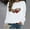 White, variant on Valentine's Day Shirt Women Plaid Love Heart Graphic Tees 3/4 Sleeve Tee Tops Crewneck Pullover Casual T-Shirts Size 2X 3X