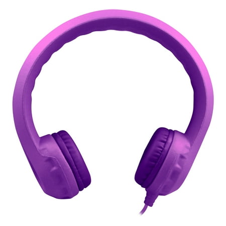 HamiltonBuhl Flex-Phones Single Construction Foam Headphones - Purple