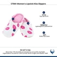 thumbnail image 5 of CTM  Lipstick Kiss Slippers (Women), 5 of 5