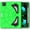 Green+Black, variant on Kids Case for iPad Pro 11 2022/2021/2020/2018/Air 4/Air 5 with Pencil Holder, Lightweight Shockproof Stand Anti-Slip Rugged Silicone PC Case Cover for Boys Girls, Red Blue
