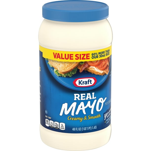 Kraft Real Mayo, 48 fl oz Jar