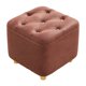 thumbnail image 1 of Taburete para pies Reposapiés Asiento acolchado Taburete otomano antideslizante estable Taburete pequeño para vestidor Entrada Guardería Sofá Hogar , marrón Macarena Escabel, 1 of 8