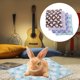 thumbnail image 3 of Alfombrilla de cama de forro polar para mascotas, conejo, chinchilla, hámster, almohadilla cálida para nido (rosa L) Likrtyny Para estrenar, 3 of 9