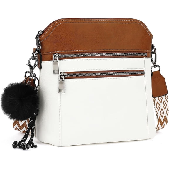 Crossbody Bags for Women Trendy Leather Purses for Women Medium Hobo Bag for Travel with Adjustable Strap