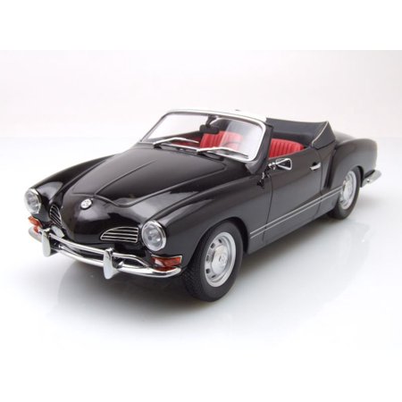 1970 Volkswagen Karmann Ghia Convertible Black Limited Edition to 1002pcs 1/18 Diecast Model Car by