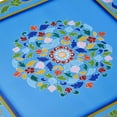 thumbnail image 2 of vidaXL Coffee Table Hand Painted Accent Couch Sofa Table Solid Wood Mango, 2 of 29