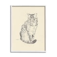 thumbnail image 4 of Stupell Industries House Cat Pet Portrait Pencil Sketch Traditional Illustration, 11 x 14, Design by Jacob Green, 4 of 5