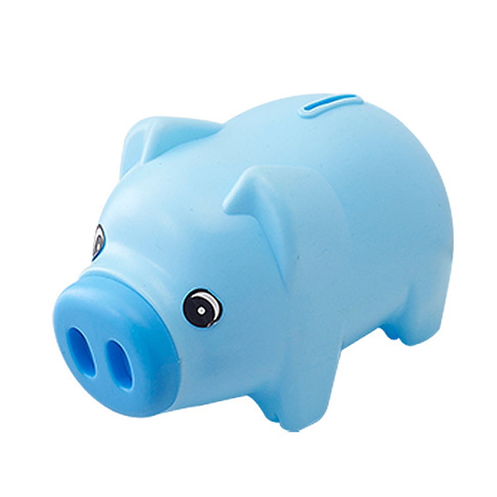 Garneck 1PCS Cute Plastic Piggy Bank Coin Bank Saving Pot Money Bank Birthday Nursery Decor for Girls Boys