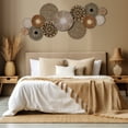 thumbnail image 5 of Eneocare Set of 13 Woven Basket Wall Decor - Natural Hanging Boho Wall Basket Decor with African Design, Decorative Bamboo Basket, Seagrass Wall Decor Bowls and Trays, 5 of 7