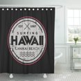 thumbnail image 1 of Cortina de ducha ABPHQTO Surf Rider y surf en Hawaii Lanikai Beach 152x180 cm, 1 of 2