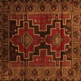 thumbnail image 1 of Ahgly Company Indoor Square Persian Orange Traditional Area Rugs, 4' Square, 1 of 1